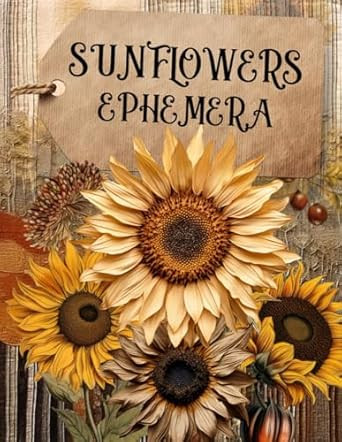 Sunflowers Ephemera Book