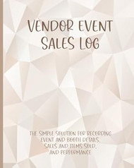 Vendor Event Sales Log Sales and Items Sold Tracker for