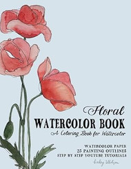 Kreative Haven Floral Watercolor Book Adult Coloring