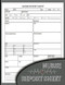 Nurse Report Sheet Notebook