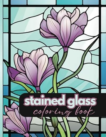 Stained Glass Coloring Book