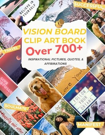 Vision Board Clip Art Book