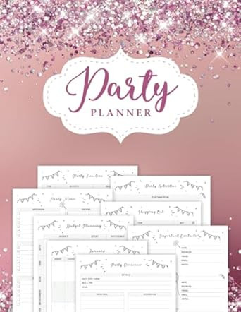 Party Planner and Event Organizer Notebook