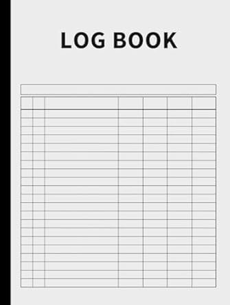 Log Book: Large Multipurpose Tracker with 7 Columns to Record