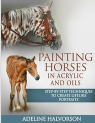 Painting Horses In Acrylic And Oils
