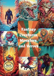 Fantasy Creatures Monsters and Heroes Coloring Book