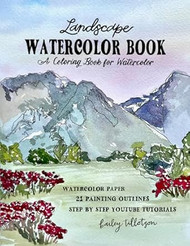 Kreative Haven Landscape Watercolor Book Adult Coloring
