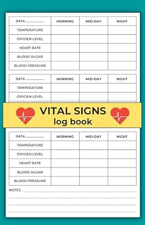 Vital Signs Log Book