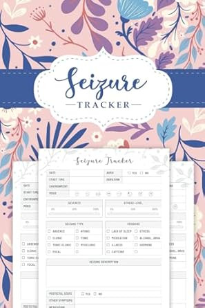 Seizure Tracker Log Book