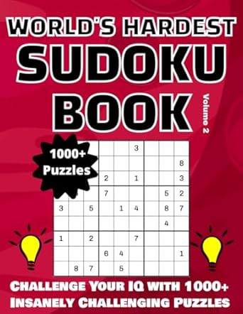 World's Hardest Sudoku Book Volume 2