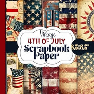 Vintage 4th Of July Scrapbook Paper