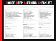 House Deep Cleaning Checklist