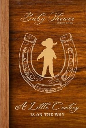 Baby Shower Guest Book Cowboy