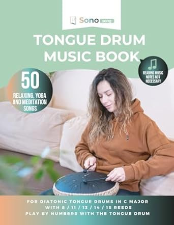 Tongue drum music book 50 relaxing yoga and meditation