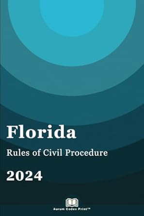 Florida Rules of Civil Procedure 2024
