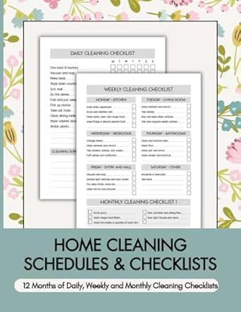 Home Cleaning Schedules & Checklists