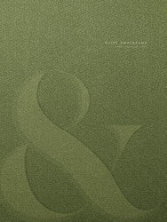 Olive Ampersand Decor and Display Book for Coffee Tables