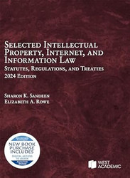 Selected Intellectual Property Internet and Information Law
