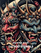 Japanese mask tattoo stencils: Japanese mask tattoo design