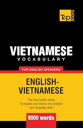 Vietnamese vocabulary for English speakers 9000 words