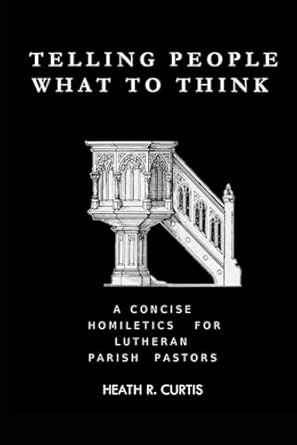 Telling People What To Think