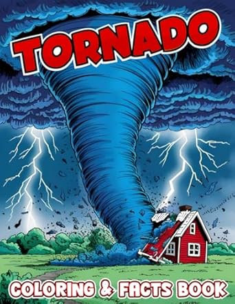 Tornado Coloring And Facts Book Fun And Easy Coloring Pages