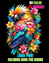 101 Large Print Color By Number Coloring Book For Senior