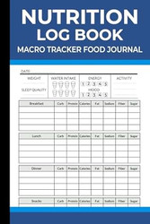 Nutrition Log Book & Macro Tracker Food Journal