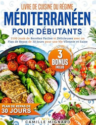 Livre de Cuisine du Regime Mediterraneen pour Debutants