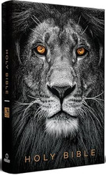 KJV Holy Bible Large Print Handy Size format Lion of Judah