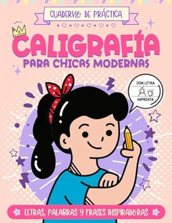 Cuaderno de Practica de Caligrafia para Chicas Modernas