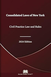 New York Civil Practice Law and Rules 2024