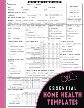 Essential Home Health Templates