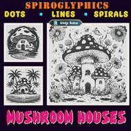 Spiroglyphics Dots Lines Spirals Mushroom Houses