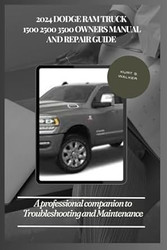 2024 DODGE RAM TRUCK 1500 2500 3500 OWNERS MANUAL AND