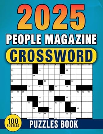 2025 People Magazine Crossword Puzzles Book: A Year of