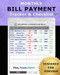 Ultra Large Format Monthly Bill & Expense Tracker