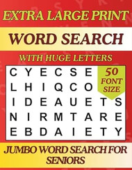 Extra Large Print Word Search for Seniors and Adults