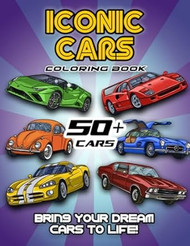 Iconic Cars Coloring Book
