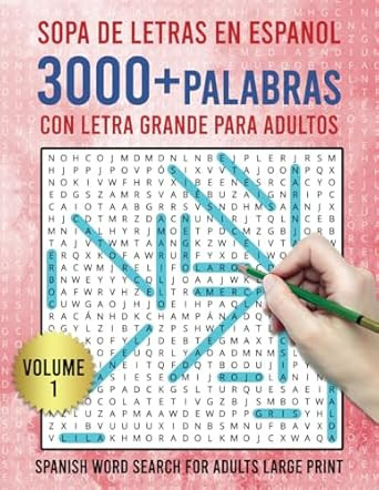Sopa De Letras En Espanol Con Letra Grande Para Adultos