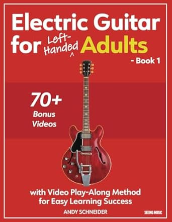 Electric Guitar for Left-Handed Adults - Book 1