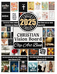 Christian Vision Board Clip Art Book