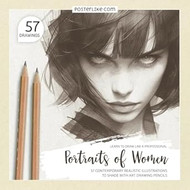 Learn to Draw Like a Professional. Portraits of Women