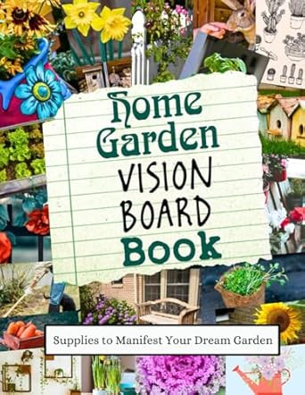 Home Garden Vision Board Book