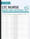 LTC Nurse Report Sheet Notebook