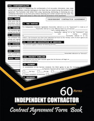 Independent Contractor Contract Agreement Forms Book