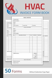 HVAC Invoice Form Book
