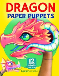 Dragon Paper Puppets: 12 puppet templates to color & create