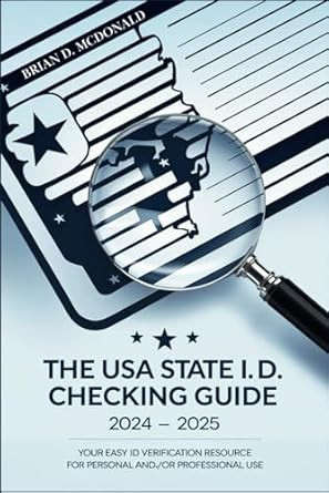 The USA State I.D. Checking Guide 2024 - 2025 Book