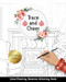 Trace and Cheer Line Tracing Coloring Book